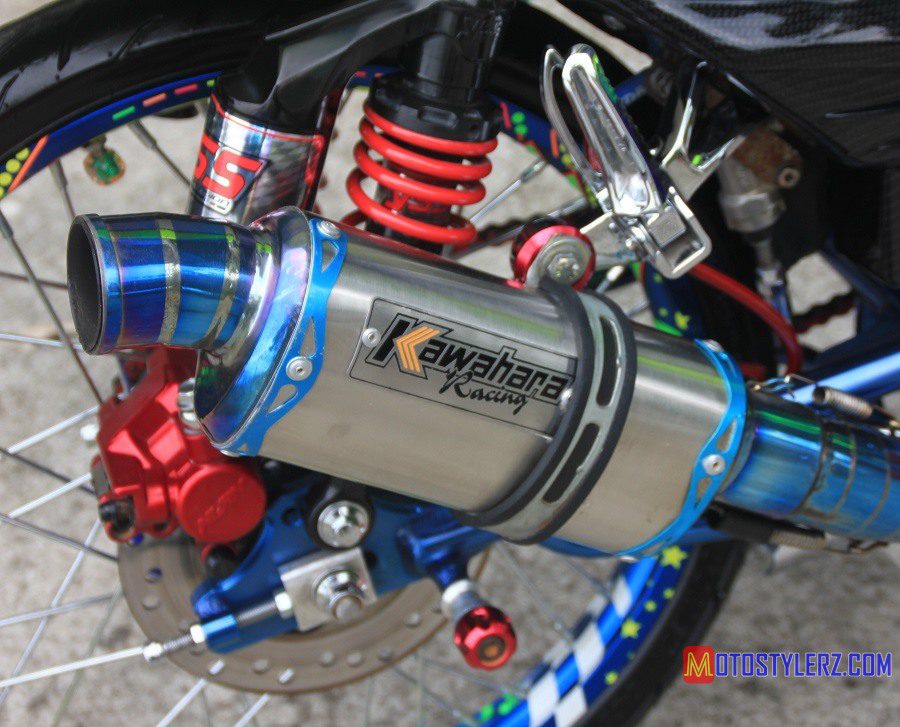 Modifikasi yamaha jupiter z : Knalpot Kawahara - Performa lebih memikat