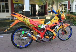 modifikasi satria fu 2008 - Karawang