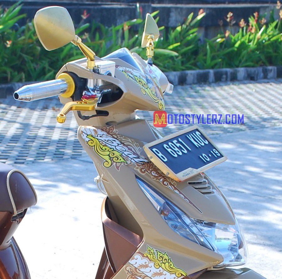 Modifikasi Honda Beat 2009 Bekasi : Bodi-Fashion Look