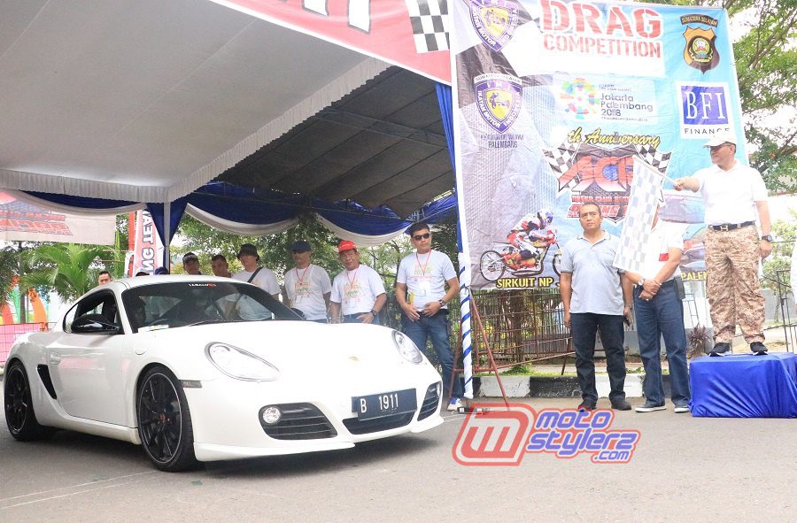 Pembukaan Drag Race-Dibuka Oleh Wakapolda Sumsel (Brigjen Pol. Denni Gapril)