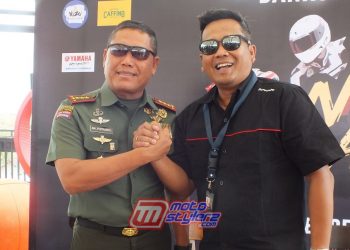 Dankodiklatad (Letnan Jenderal TNI A M Putranto, S.Sos) & Tries Pondang S (Marketing Officer Super Adventure Region Bandung)