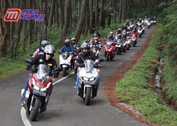 Blind Ride-Diikuti 50 Peserta, Buktikan Keunggulan Teknologi Canggi Honda ADV 150 & Honda PCX 150