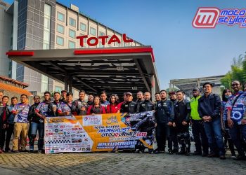 Pelepasan Peserta Journalist-Berlangsung Di Area SPBU Total Pasteur Bandung