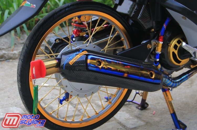 Knalpot Tsukigi-Pengawal Jitu Roda Belakang