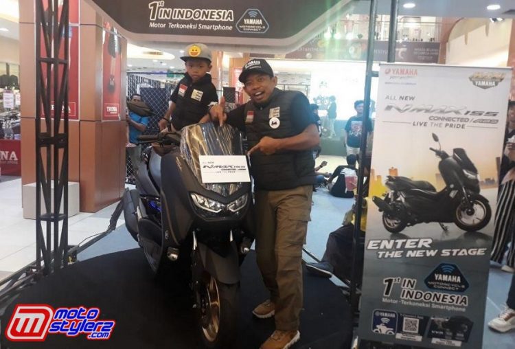 Lilik Gunawan & Balda (Putra) Mendapat Suprise Hadiah All New Yamaha NMAX 155 Connected ABS Dari Sabang Raya Motor Grup (Dealer Yamaha Jambi)