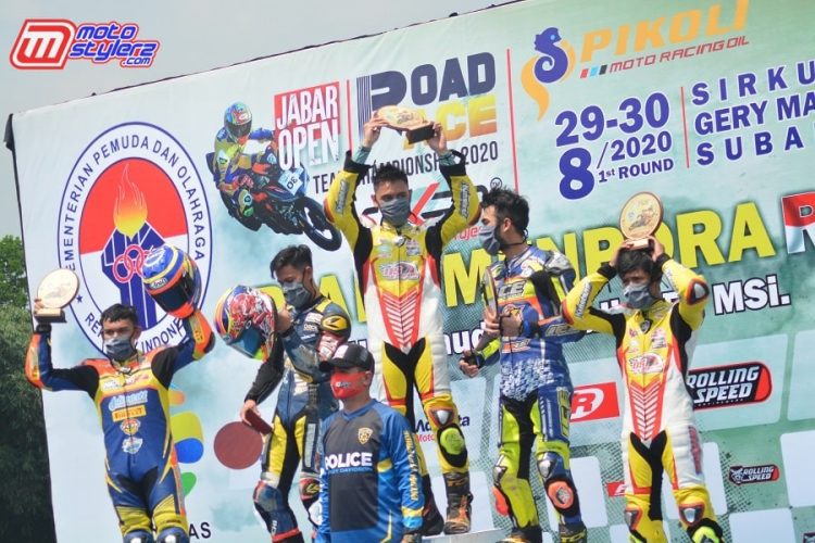 Tedy Berhasil Meraih Podium Pertama Bebek 4T 150cc TU Open