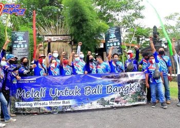 Peserta Touring-Diikuti 30 Member YRFI Bali