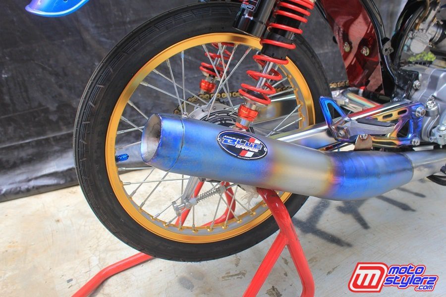 Blue Garage Muffler-Motifnya Thailook Banget