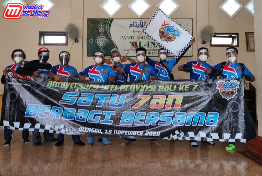 Keluarga YRFI Bali-Satu 7an Berbagai Bersama