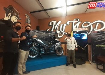 Lounching All New Aerox 155 Connected di Bangka-Dihadiri Banyak Komunitas Yamaha