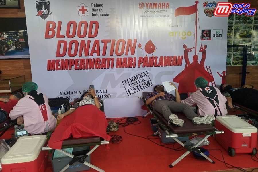 Donor Darah Club Juga Diikuti Club Yamaha Lainnya