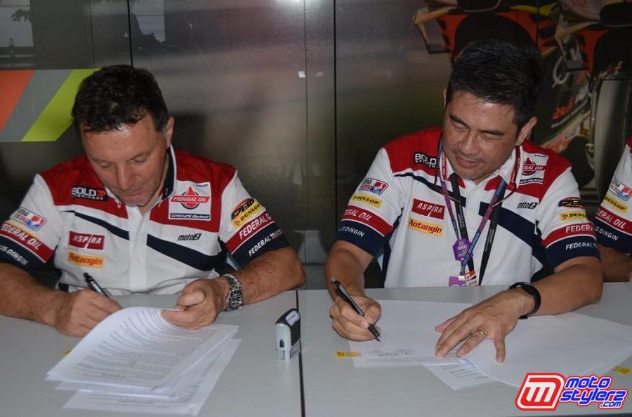 Gresini Bersama Patrick Adhiatmadja-Lanjutkan Kebersamaan Ke 10 Tahun di Kancah Moto2