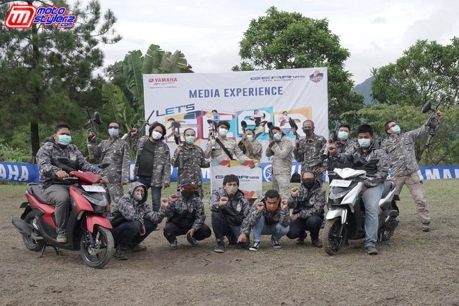 Peserta Riding Yamaha GEAR 125-Puas Merasakan Sensasi & Performa Maksimal Matic Multiguna Andalan Yamaha