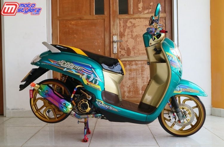 Modif Baby Look Style by Wandra Motor feat Akel Painting