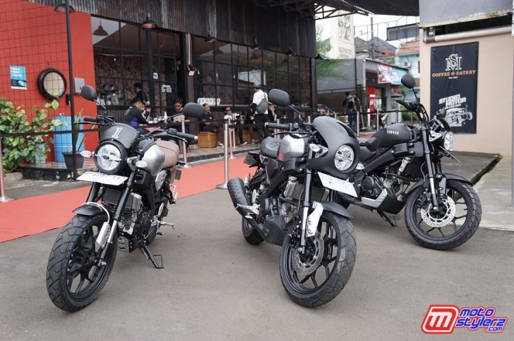 XSR 155 Custom Bareng Aksesoris Resmi Yamaha (Sport Heritage, Cafe Racer, Tracker)