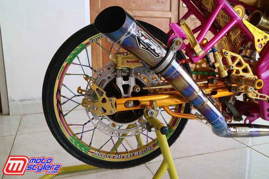 IFN Muffler-Penyeimbang Amunisi All Out Roda Belakang