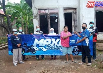 Komunitas MAXI & Yamaha Mandiri-Salurkan Bantuan Kepada Korban Banjir Nganjuk