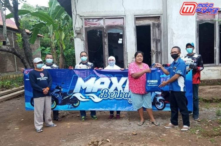 Komunitas MAXI & Yamaha Mandiri-Salurkan Bantuan Kepada Korban Banjir Nganjuk