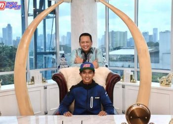 Bambang Soesatyo (Ketua MPR RI) Saat Menerima Kunjungan Galang Hendra Pratama