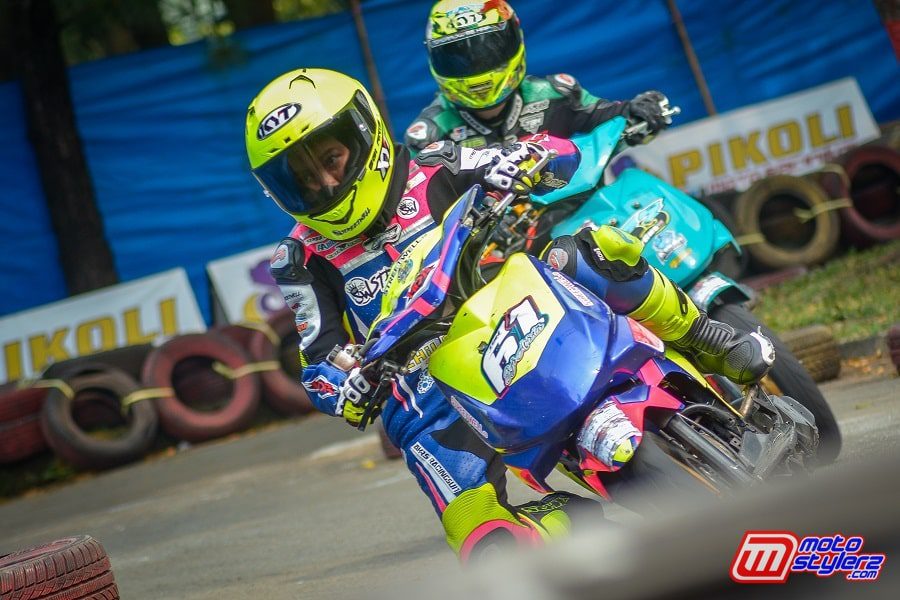 Egi Arista harus memupus gelar juara umum wanita setelah mengalami trouble engine