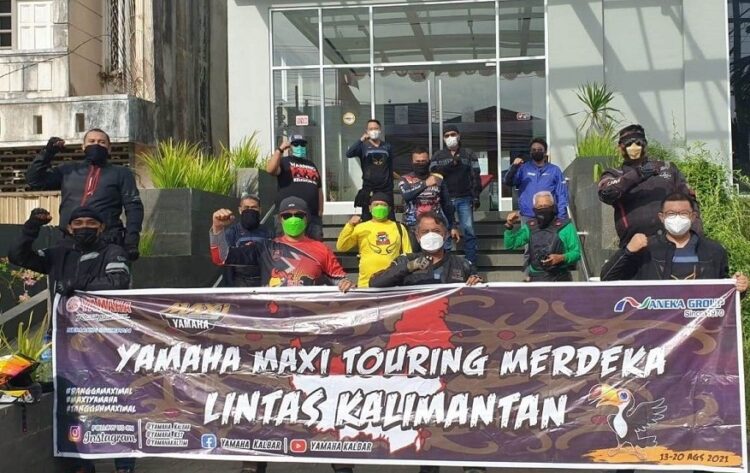Touring Merdeka-Diikuti 10 Bikers Maxi Yamaha, Tempuh 4000Km