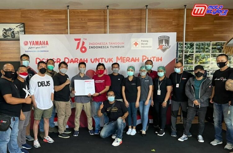 Didukung Yamaha DDS Bali, XMOC Bali Rayakan hari Jadi Ke 4 Dengan Bakti Sosial Donor Darah