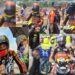 Rey Ratukore, AM Fadli, Aldi Hendra dan Wahyu Aji saat bertanding pada cabor Balapmotor PON XX Papua