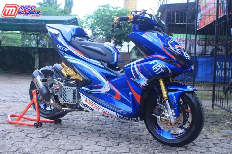 Aerox Custom MotoGP Style by Platinum Motor