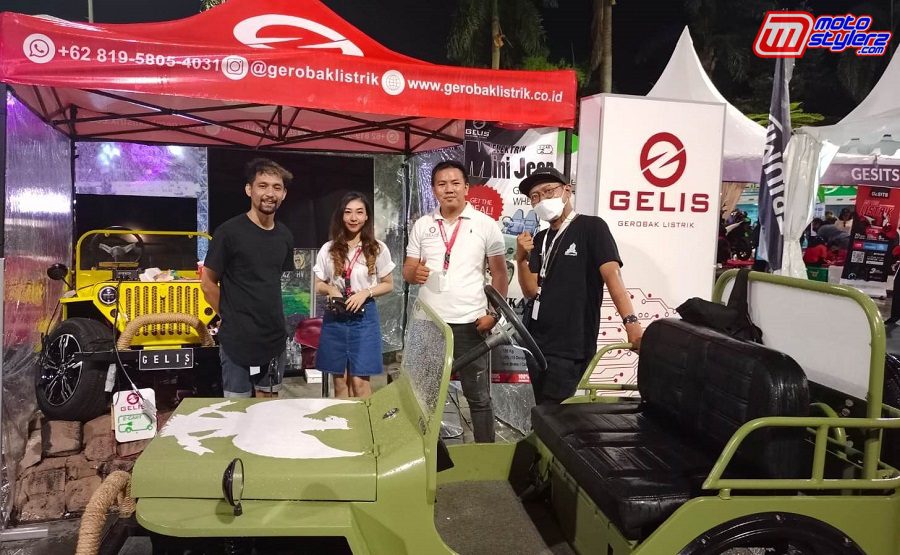 Gerobak Listrik (Gelis)-Sukses Jadi Salah Satu Pusat Perhatian Pengunjung