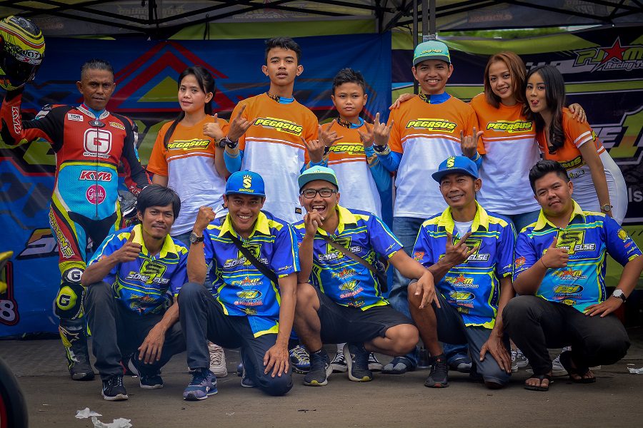 Pegasus Hon Hon Someone Else-Solid & Sukses Jadi Perhatian, Ditemani Racer Legendaris Beny Pria Yang Turun di Kelas Ex Rider