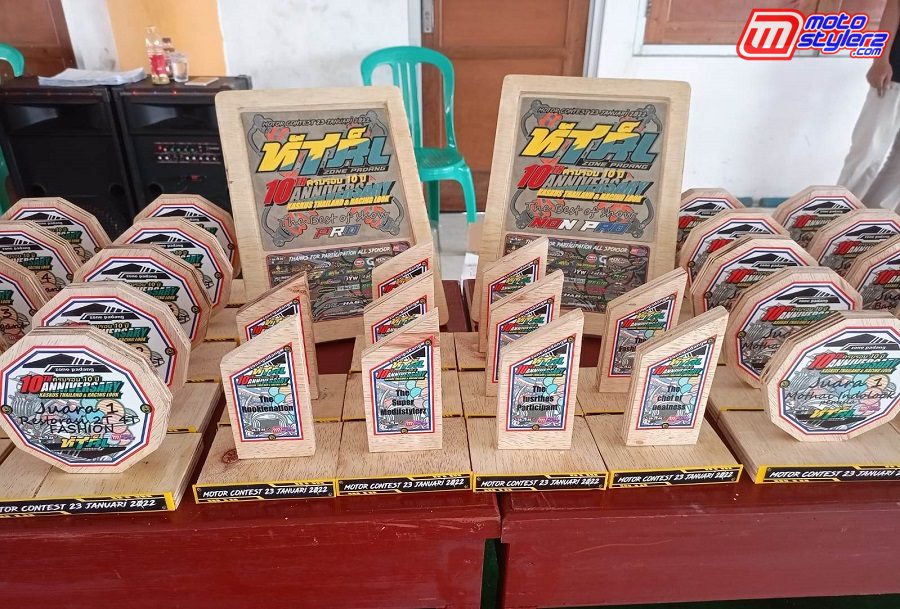 Custom Trophy by Mhonchoz Speedshop-Hadirkan Desin Baru, Sukses Kawal Animo Jawara Kontes