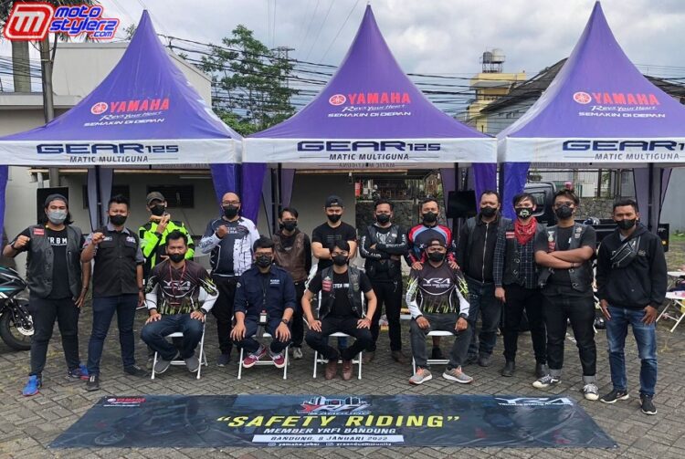 Member YRFI Bandung Mengikuti Agenda Pelatihan Safety Riding