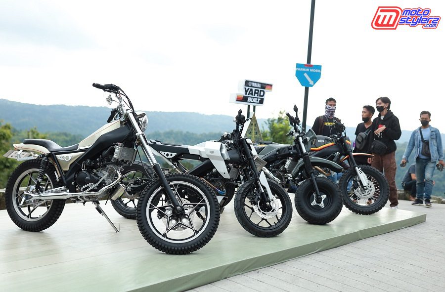 Motor custom XSR 155 Yard Built Jawa Tengah & Jogja di area Obelix Hills