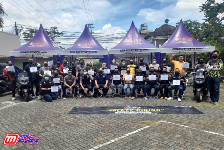 Perwakilan member NMAX Bandung (BMI), (BNC) dan (BMBS) Mengikuti Kegiatan Safety Riding (06-03/22)