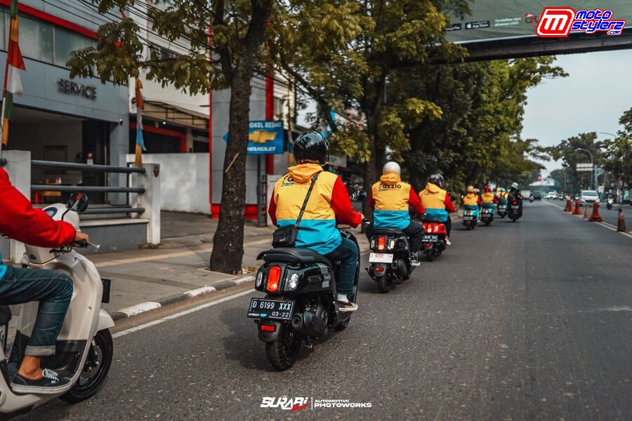 City Turing-Diikuti Awak Media Jabar, Uji Langsung Teknologi Yamaha Fazzio Hybrid Connected