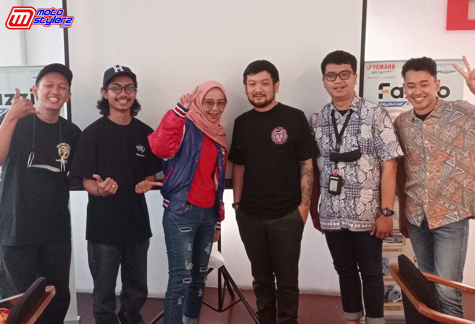 Perwakilan Management Yamaha DDS II Jabar Bersama Pickers Store, Hammerstout & Riders and Rules