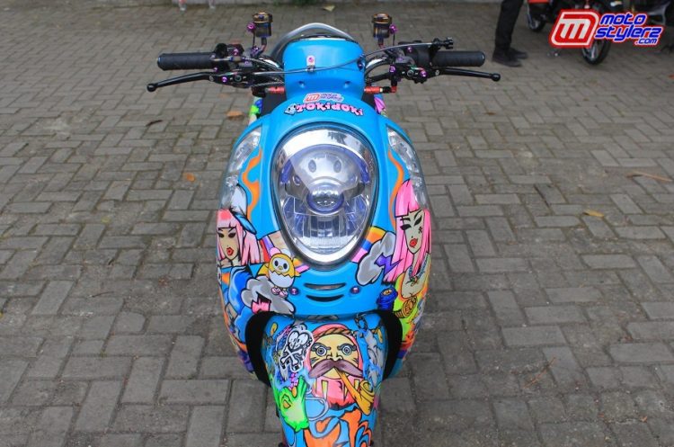Bodi-Mengusung Airbrush Bertema Tokidoki Japan