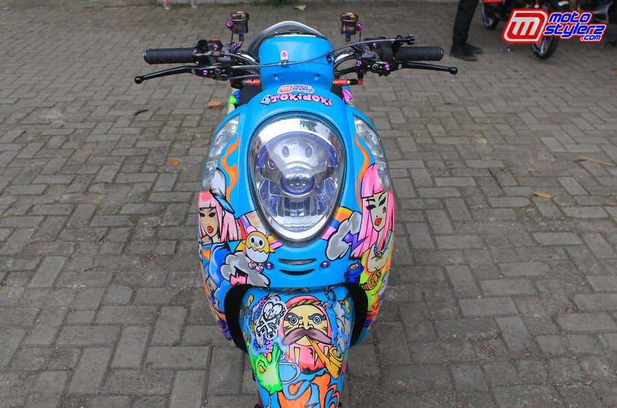 Bodi-Mengusung Airbrush Bertema Tokidoki Japan