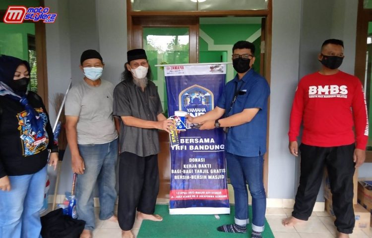 Perwakilan Yamaha DDS II Jabar (Bp Wiryana) Menghadiri Kegiatan Rindu Masjid Bareng YRFI Bandung