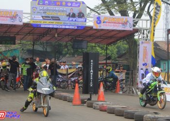 Mantab, Kejurda Drag Bike Cimahi Dihadiri 515 Stater