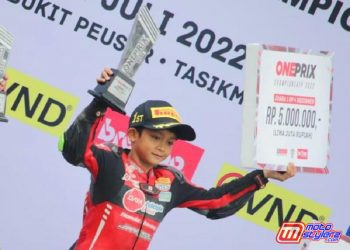 Abimanyu Raih Podium Pertama kelas OnePrix 4 Beginner Tasikmalaya