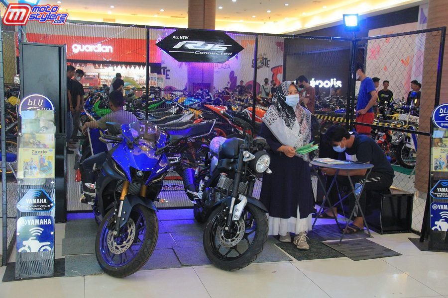 Booth Yamaha DDS Jambi, Memperkenalkan Lebih Dekat Line Up Terbaru Yamaha