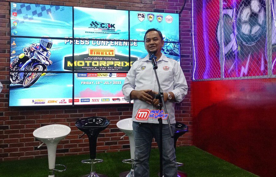 H. Supriyono (Marketing Executive Officer Pikoli) & Juga Kabid Roda 2 IMI DKI Serta Ketua Penyelenggara
