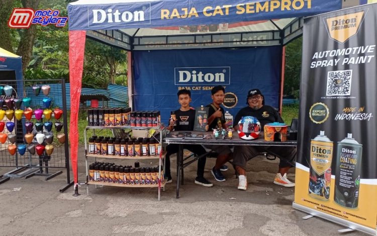Booth Diton Mewarnai Maksimal Perhelatan Motoprix Sentul 2022
