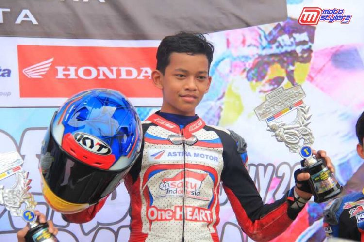 Veda Ega Pratama Sukses Podium Pertama MP3 Motoprix Sentul