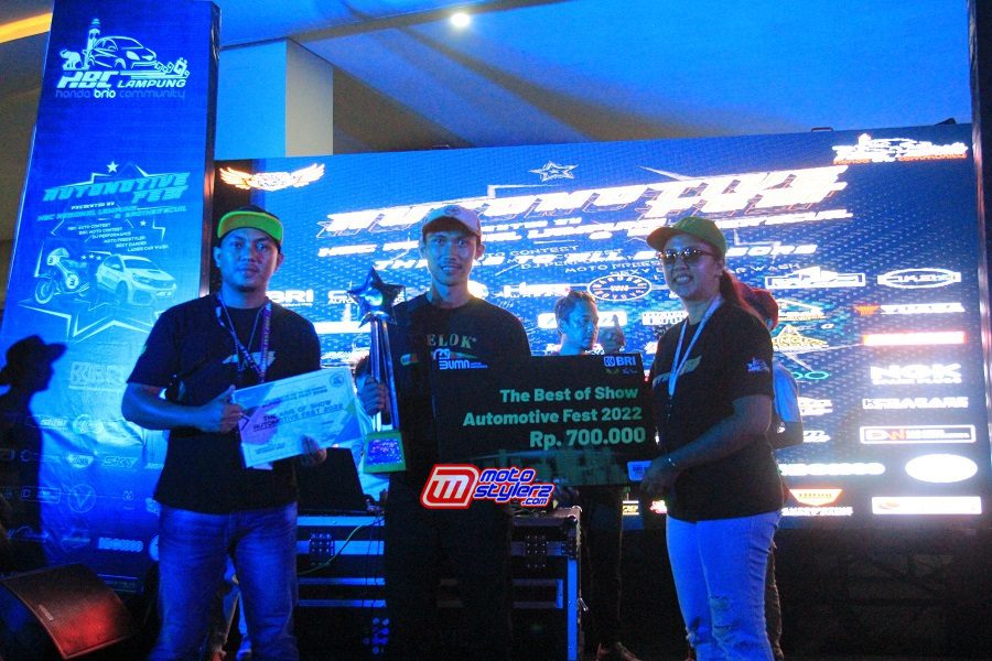 Rian Dari Palembang Raih The Best Of Show Bike Motocontez