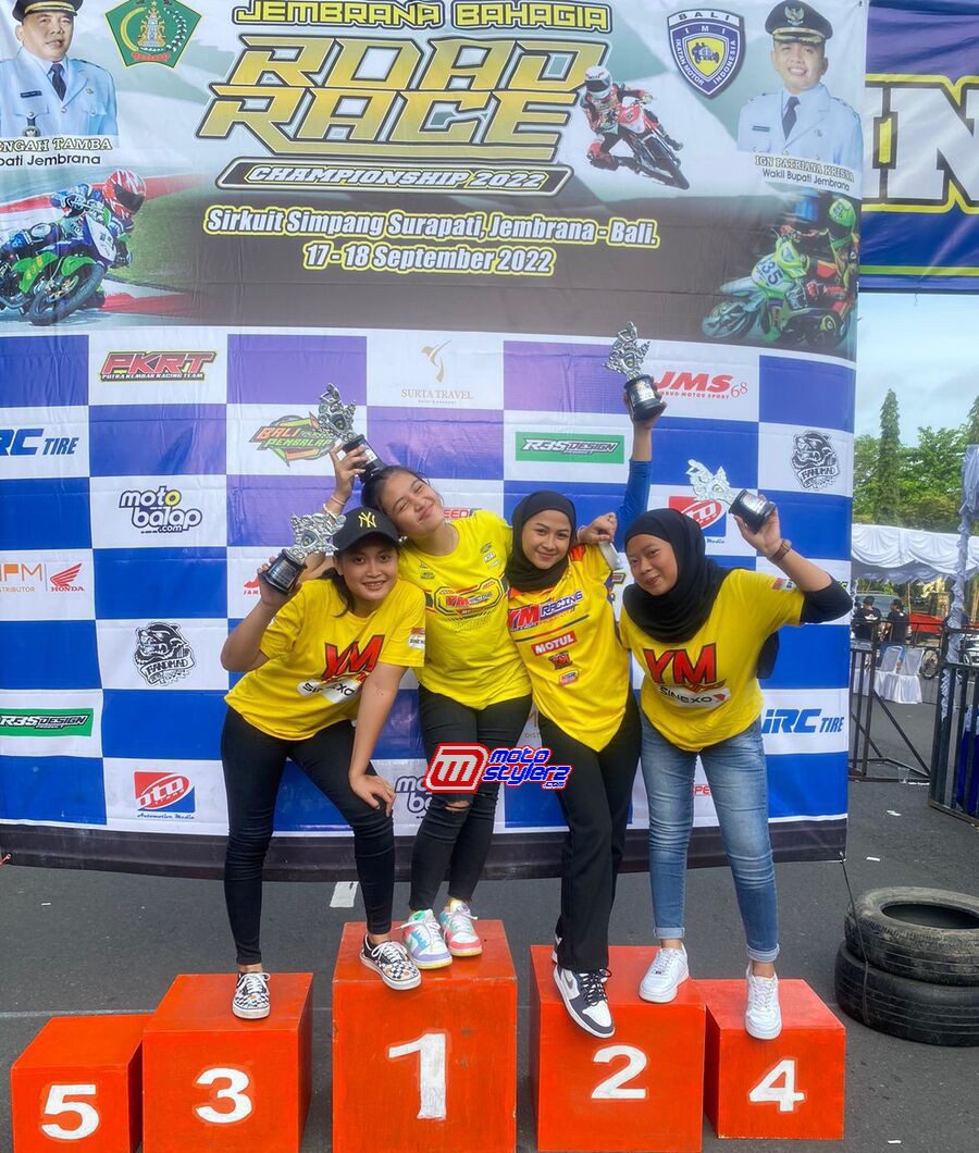 Srikandi YM Racing Sinexo-Berjaya di Pulau Dewata