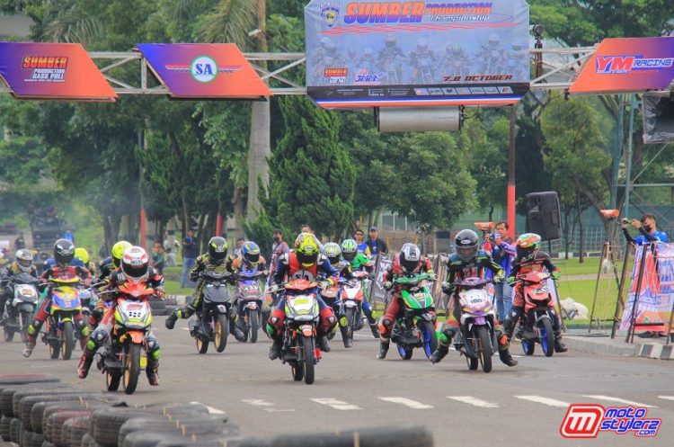 300 Lebih Stater Sukseskan Gelaran Road Race Sumber Production (Cimahi)