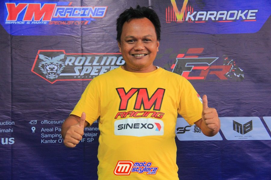 Yodi Rustandi (Owner) YM Racing Sinexo-Ini Bentuk Dukungan Nyata Kami Untuk Otomotif Tanah Air