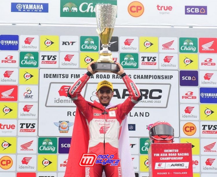 Andi Gilang-Raih Juara ARRC Untuk Kelas Supersport (SS) 600